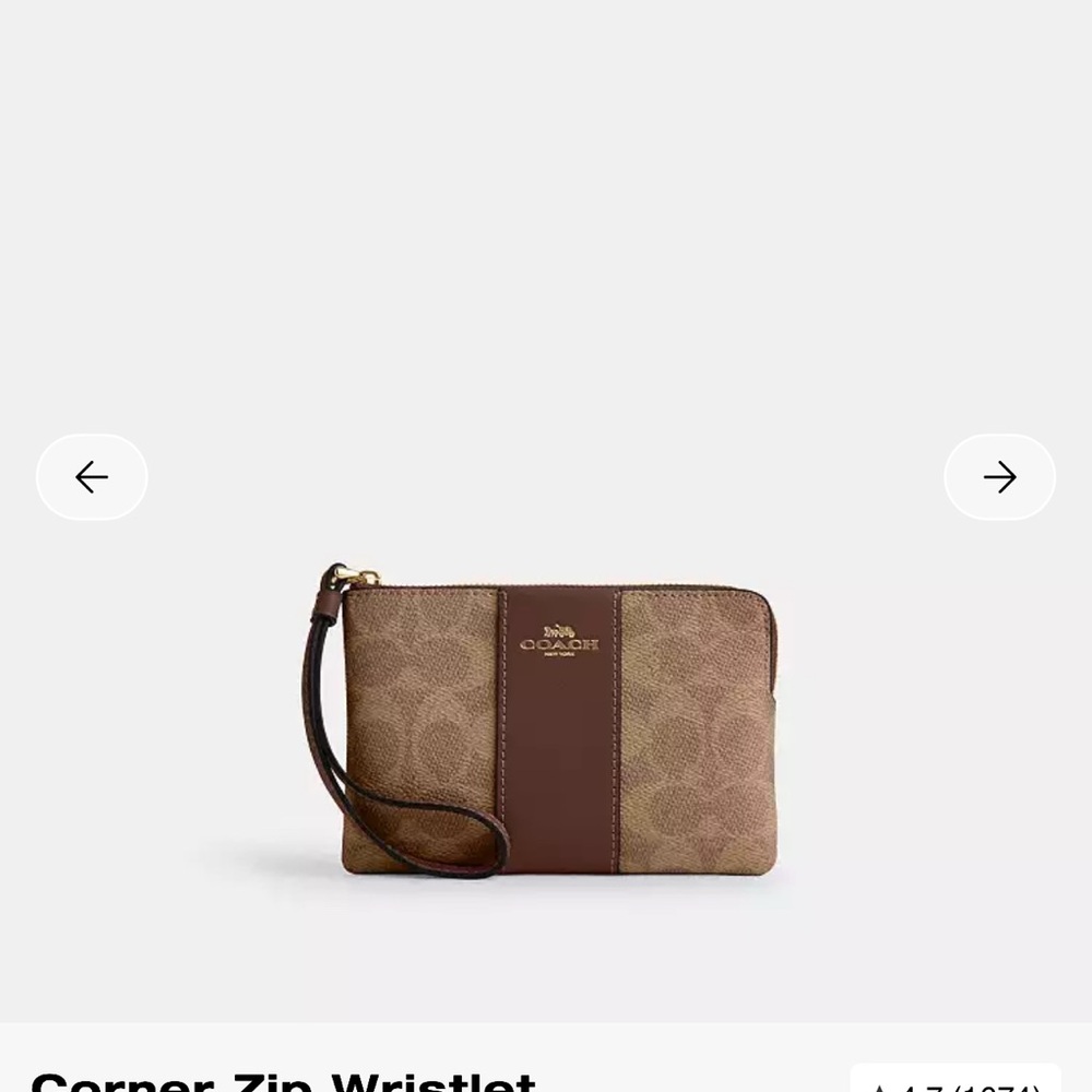 Coach Brown and Black Wallet